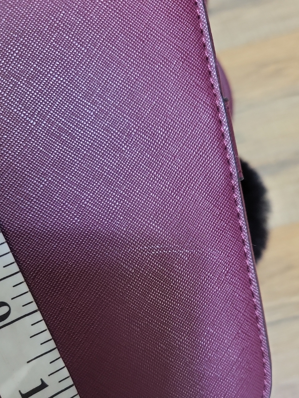 STEVE MADDEN Bfranz Sachel Handbag In Wine Burgundy w/ Pom-pom Key Chain - Picture 13 of 15